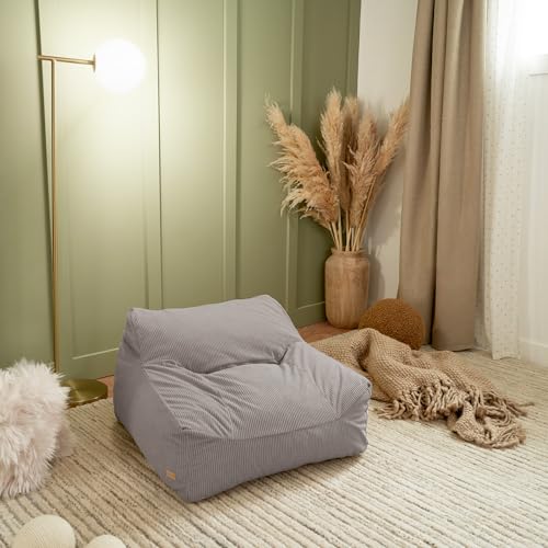 ZICOTO Soft Memory Foam Bean Bag Chair for Toddlers - Trendy Kids Chair and Lounger for Nursery, Playroom, or Living Room