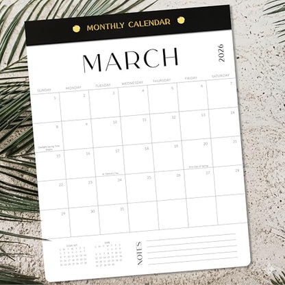 Aesthetic 2025-2026 Magnetic Vertical Calendar - Runs from January 2026 Until July 2026 - The Perfect Monthly Refrigerator Calendar With Minimal Designs for Easy Organizing