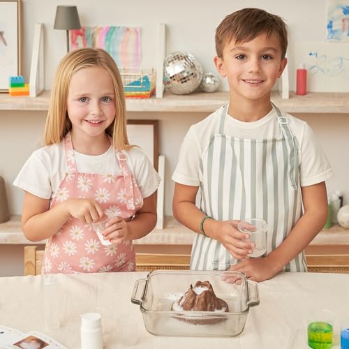 ZICOTO Kids Apron for Girls & Boys - Toddler Apron with Pocket for Cooking, Baking & Crafts - Christmas Gift for Little Chef