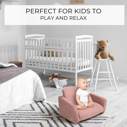 ZICOTO Sturdy Toddler Chair and Couch - The Perfect Kids Sofa for Girls and Boys - Ideal Fold Out Sofa Chairs to Give Your Kids a Safe and Fun Place to Sit