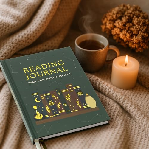 ZICOTO Beautiful Reading Journal for Book Lovers - Sturdy Hard Cover Journal Makes a Great Gift for Readers - The Perfect Tracker with Reading Log & Review Pages For Keeping Notes on Your Favorite Books