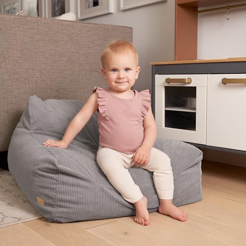ZICOTO Soft Memory Foam Bean Bag Chair for Toddlers - Trendy Kids Chair and Lounger for Nursery, Playroom, or Living Room