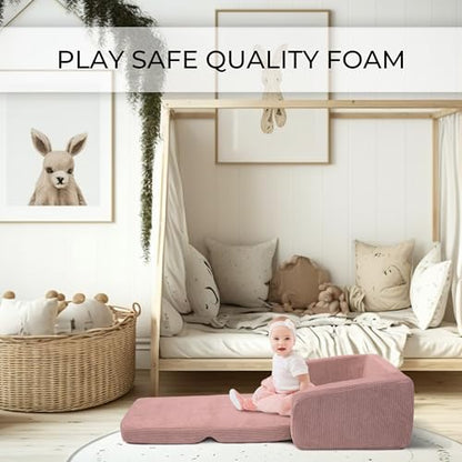 ZICOTO Sturdy Toddler Chair and Couch - The Perfect Kids Sofa for Girls and Boys - Ideal Fold Out Sofa Chairs to Give Your Kids a Safe and Fun Place to Sit