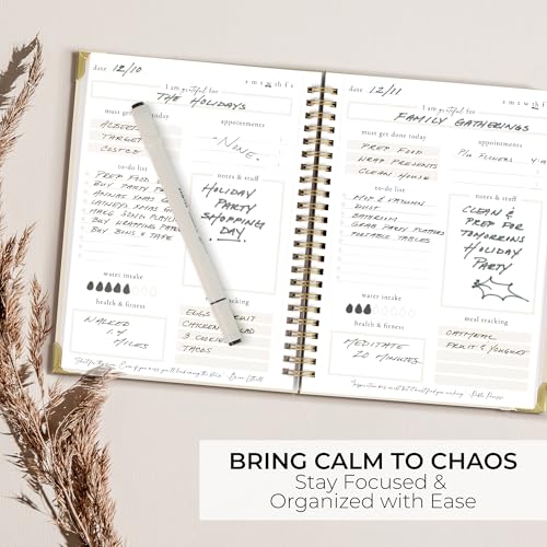 ZICOTO Beautiful To Do List Notebook - The Perfect Daily Planner to Easily Organize Your Tasks And Boost Productivity - Stylish Undated Planner And Office Supplies For Women