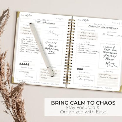 ZICOTO Beautiful To Do List Notebook - The Perfect Daily Planner to Easily Organize Your Tasks And Boost Productivity - Stylish Undated Planner And Office Supplies For Women