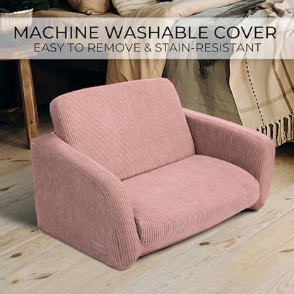 ZICOTO Sturdy Toddler Chair and Couch - The Perfect Kids Sofa for Girls and Boys - Ideal Fold Out Sofa Chairs to Give Your Kids a Safe and Fun Place to Sit