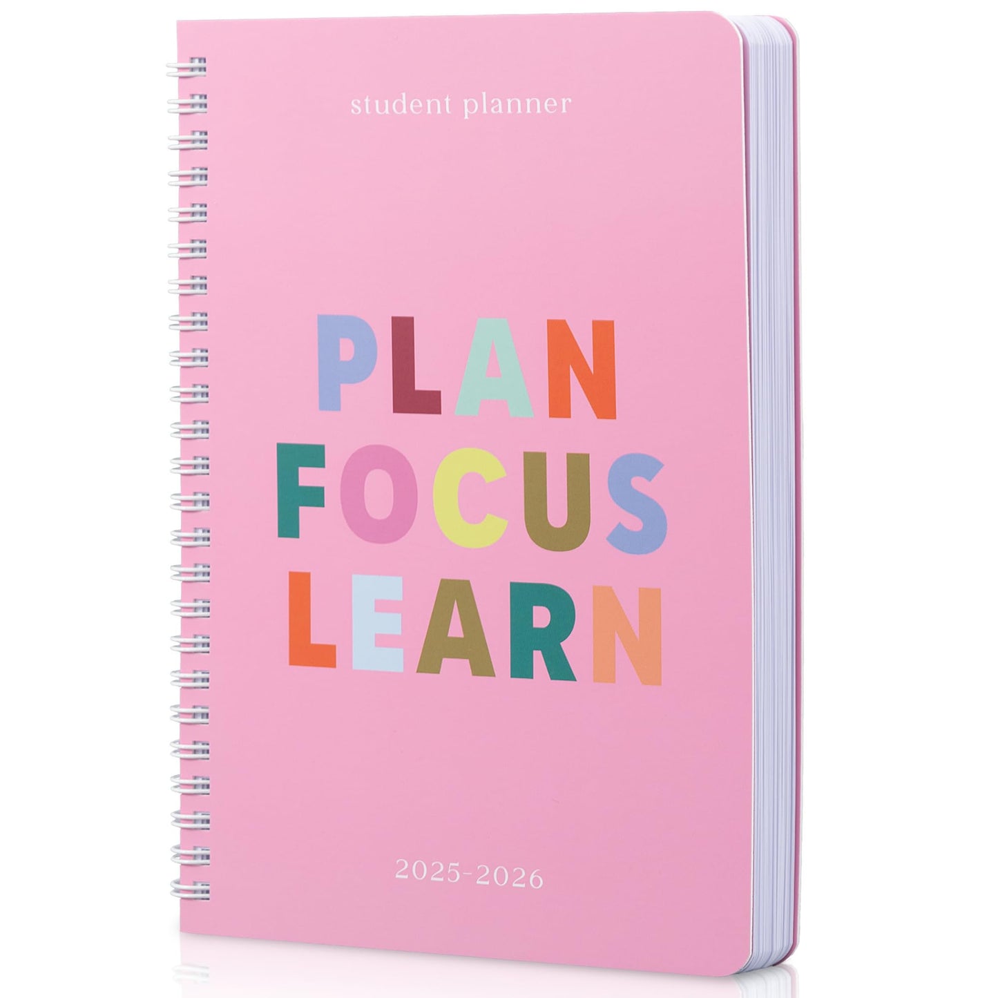Aesthetic 2025-2026 Student Planner To Stay Organized - A Beautiful 8.5" x 5.5" Planner for Middle and High School Students with Weekly & Monthly Spreads For The 25-26 Academic Year