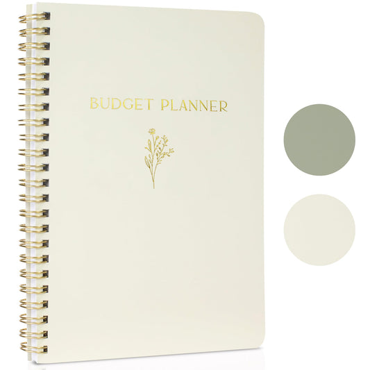 Easy to Use Monthly Budget Planner - 12 Month Financial Organizer with Expense Tracker Notebook - Monthly Money Budgeting Book That Manages Your Finances Effectively
