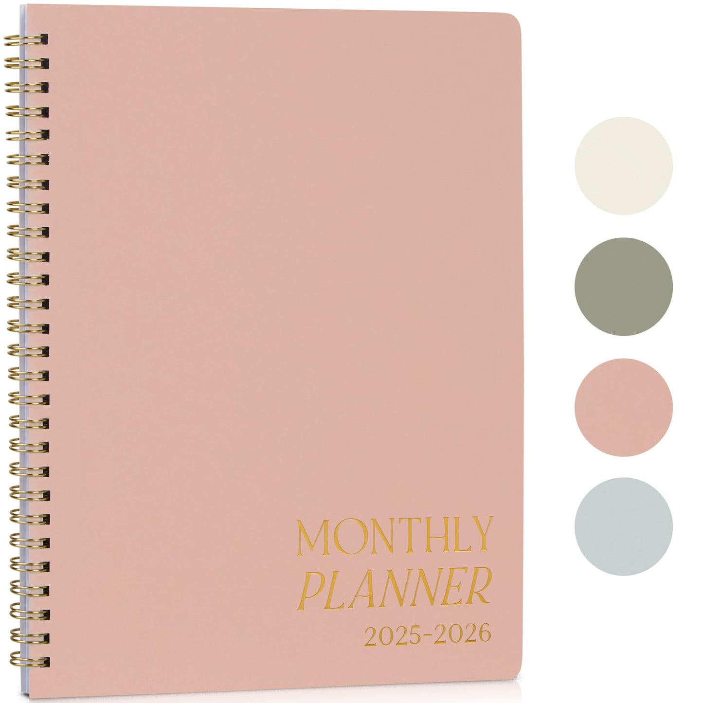 Beautiful 2025-2026 Monthly Planner and Calendar Book - To Do List Notebook That Easily Organizes Your Tasks to Boost Productivity - Runs From January 2025 Until December 2026