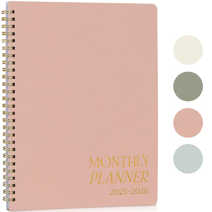 Beautiful 2025-2026 Monthly Planner and Calendar Book - To Do List Notebook That Easily Organizes Your Tasks to Boost Productivity - Runs From January 2025 Until December 2026