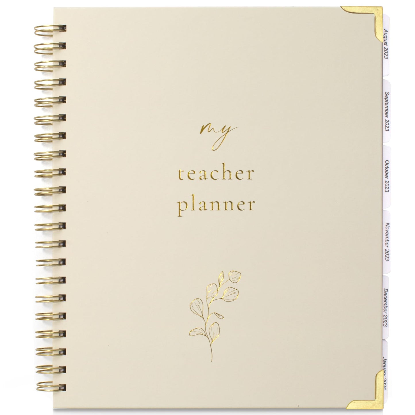 Simplified Teacher Planner For The 2023-2024 Academic School Year - Your All Incl. 8.5" x 11" Lesson Plan Book Supplies - Easily Organize Your Daily, Weekly & Monthly Classroom/Homeschool Schedule