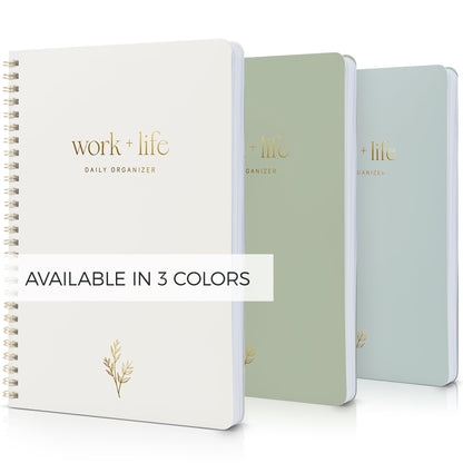 Beautiful Daily Planner and To Do List Notebook For Work And Life - The Perfect Undated Planner to Easily Organize Tasks and Appointments - Stylish Office and School Supplies for Women