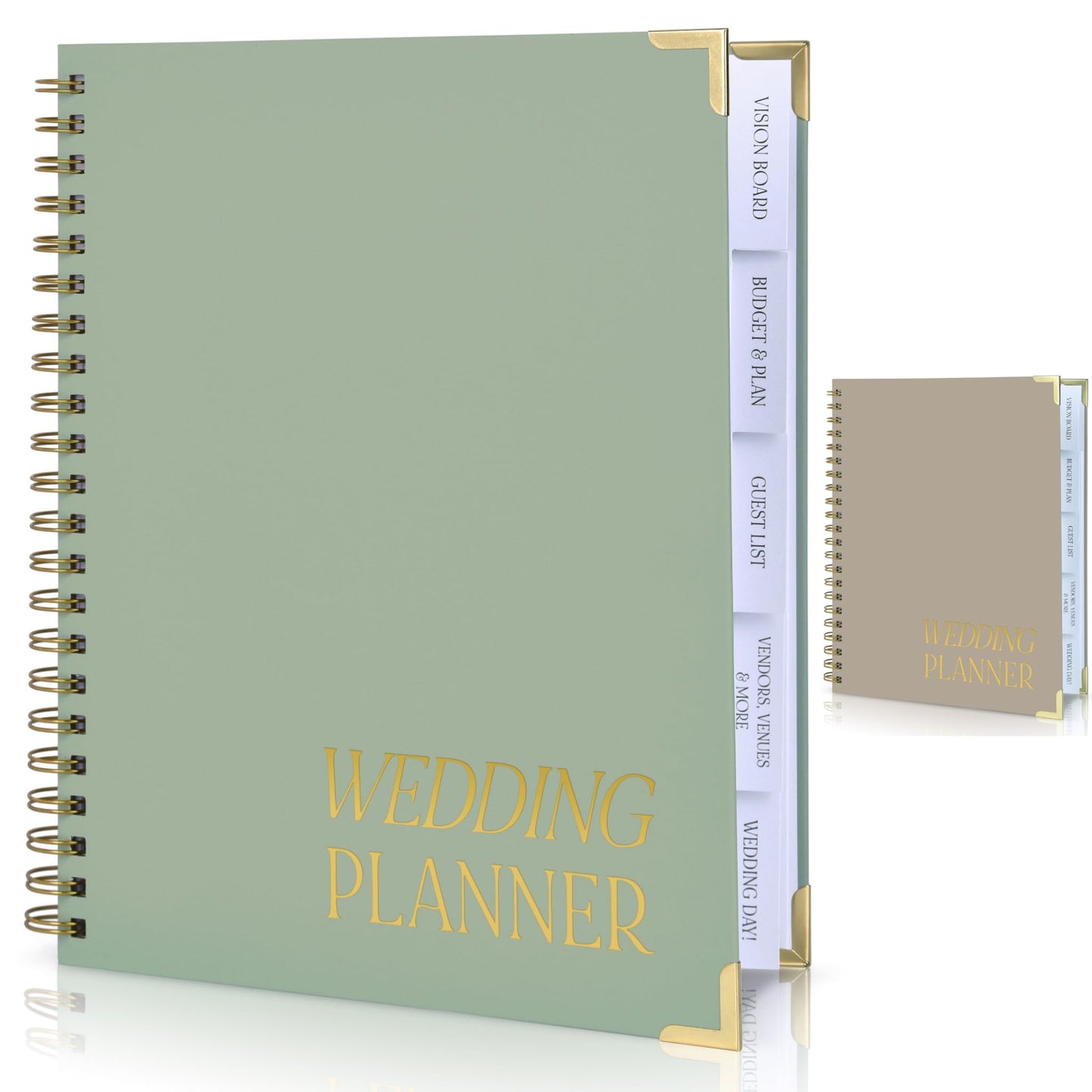 Beautiful Wedding Planner Book and Organizer - Perfect for Detailed Planning Of Your Big Day - Unique Engagement Gift for Newly Engaged Couples, Future Brides and Grooms