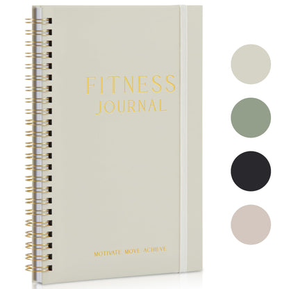 ZICOTO Fitness Journal for Tracking and Crushing Your Gym Goals - Detailed Workout Planner & Log Book for Women - Great Gym Accessories With Calendar, Nutrition & Progress Tracker