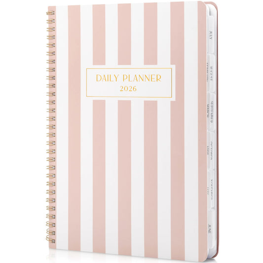 Beautiful 2026 Planner - 7" x 10" Daily Planner for Women or Men with Weekly & Monthly Spreads for Easy Planning - Perfect Calendar Book To Organize All Tasks and Boost Productivity
