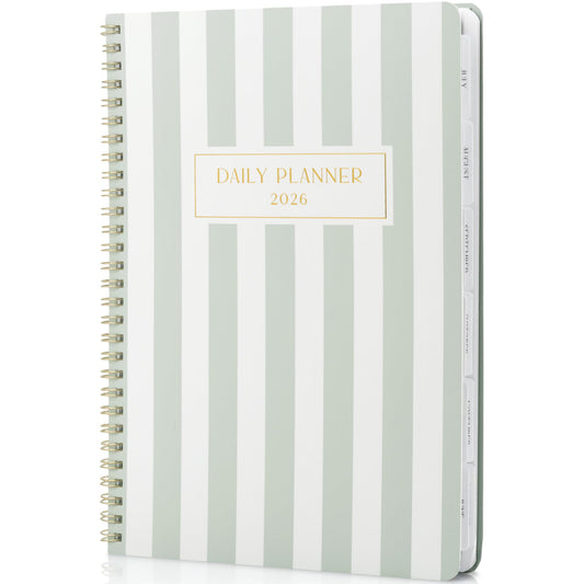 Beautiful 2026 Daily Planner - 7" x 10" Planner for Women or Men with Weekly & Monthly Spreads for Easy Planning - Beautiful Calendar Book to Organize Tasks and Boost Productivity