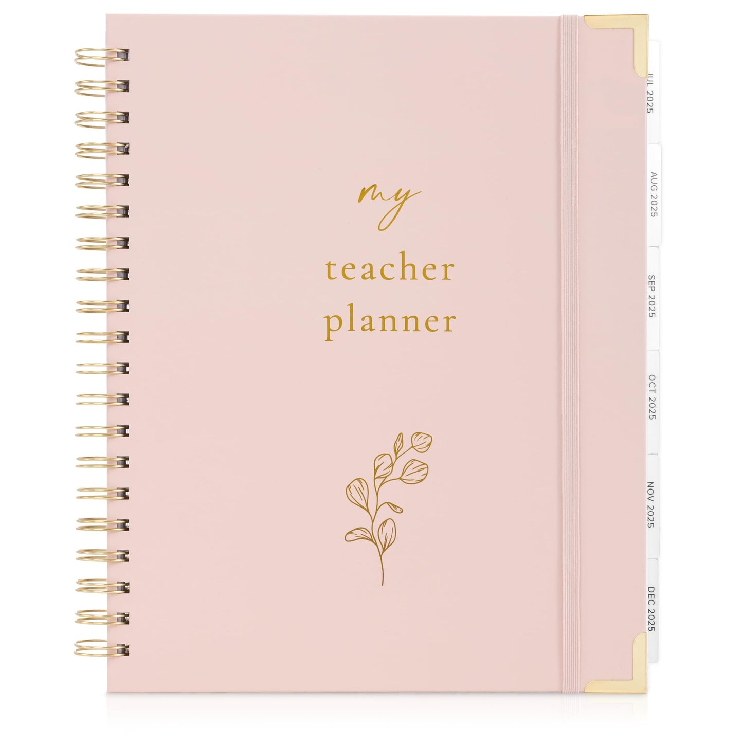 Aesthetic Teacher Planner For The 2025-2026 Academic School Year - Your All Incl. 8.5" x 11" Lesson Plan Book Supplies - Easily Organize Your Daily, Weekly & Monthly Classroom/Homeschool Schedule