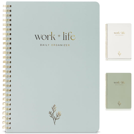 Beautiful Daily Planner and To Do List Notebook For Work And Life - The Perfect Undated Planner to Easily Organize Tasks and Appointments - Stylish Office and School Supplies for Women