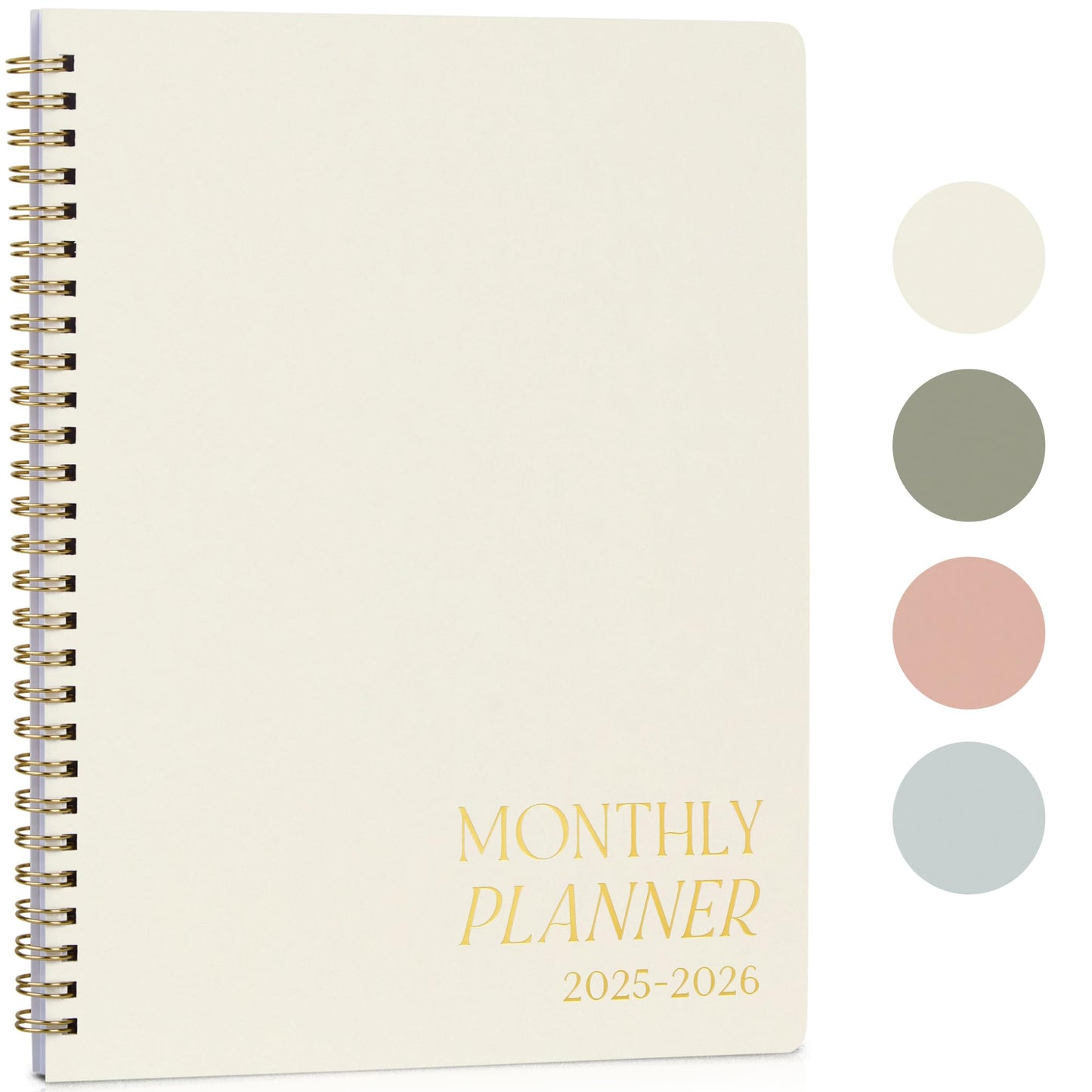 Beautiful 2025-2026 Monthly Planner and Calendar Book - To Do List Notebook That Easily Organizes Your Tasks to Boost Productivity - Runs From January 2025 Until December 2026