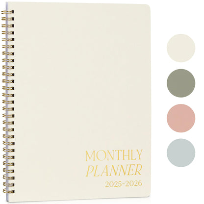 Beautiful 2025-2026 Monthly Planner and Calendar Book - To Do List Notebook That Easily Organizes Your Tasks to Boost Productivity - Runs From January 2025 Until December 2026