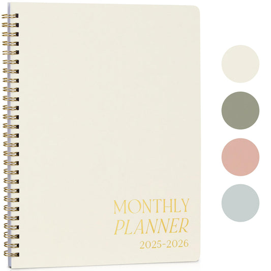 Beautiful 2025-2026 Monthly Planner and Calendar Book - To Do List Notebook That Easily Organizes Your Tasks to Boost Productivity - Runs From January 2025 Until December 2026