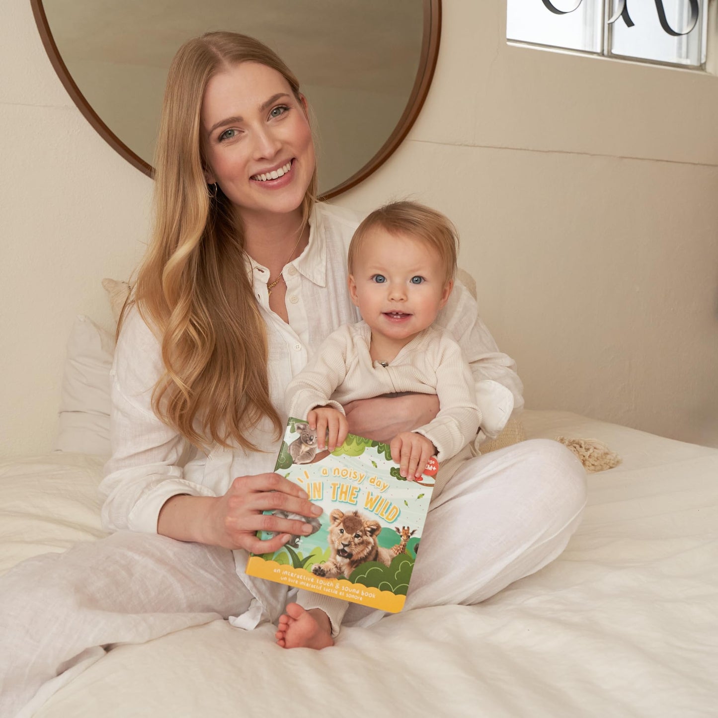 Fun Touch and Feel Sound Book for Babies and Toddlers - Interactive Sensory Book with Animal Noises for 1-3 Year Olds - The Perfect Sound Book Toy for Baby Showers & Newborn/Infant Gift 12-18 Months