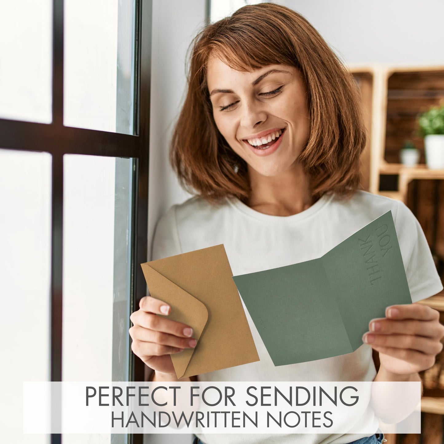 Beautiful Thank You Cards Set of 30 With Envelopes and Stickers - Elegant Blank Cards For Personalized Notes - Perfect Bulk Stationary Set For All Occasions incl. Weddings, Business & Baby Showers