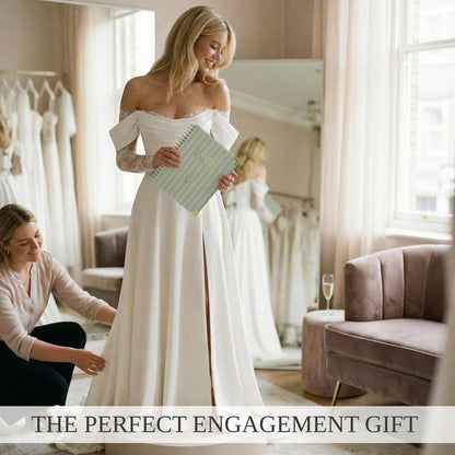 Beautiful Wedding Planner Book and Organizer - Perfect for Detailed Planning Of Your Big Day - Unique Engagement Gift for Newly Engaged Couples, Future Brides and Grooms