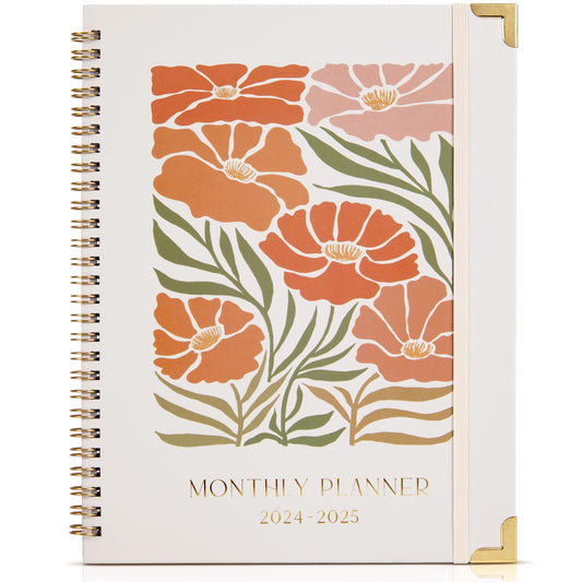 Beautiful 2025 Monthly Planner and Calendar Book - To Do List Notebook That Easily Organizes Your Tasks to Boost Productivity - Runs Until December 2025