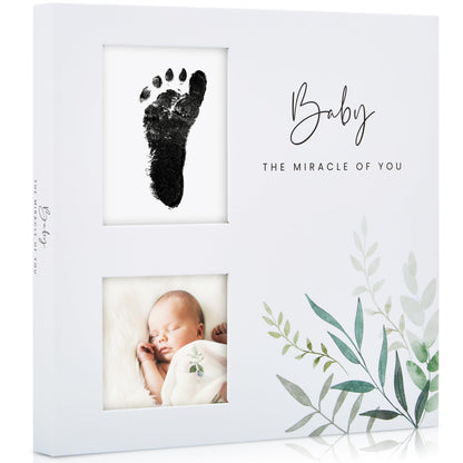 Keepsake Baby Memory Book for Boys and Girls - Timeless First 5 Year Baby Book With Photoslots - Cute Journal Scrapbook or Photo Album - Record a Milestone for Every Event from Birth to Age 5