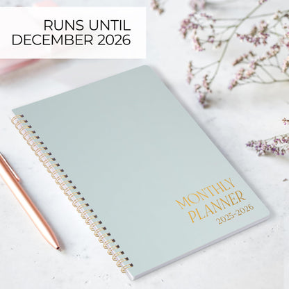 Beautiful 2025-2026 Monthly Planner and Calendar Book - To Do List Notebook That Easily Organizes Your Tasks to Boost Productivity - Runs From January 2025 Until December 2026