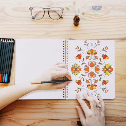 Beautiful Adult Coloring Book Set of 2 for Relaxation - Affirmation and Inspirational Books Making it a Great Gift - Perfect Stress-Relieving Books Fun to Color for Women