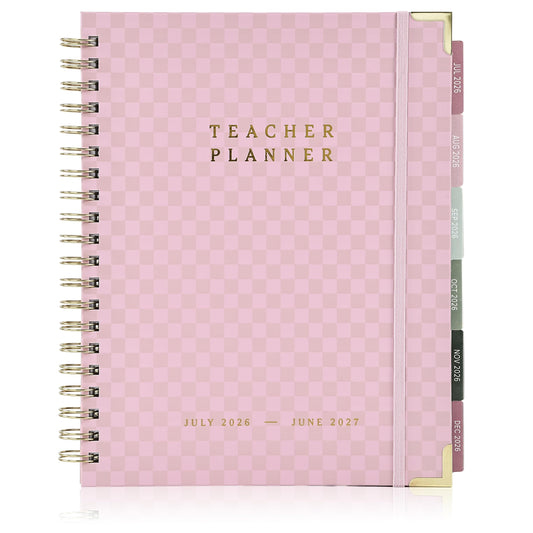 Aesthetic Teacher Planner For The 2026-2027 Academic School Year - Your All Incl. 8.5" x 11" Lesson Plan Book Supplies - Easily Organize Your Daily, Weekly & Monthly Classroom/Homeschool Schedule