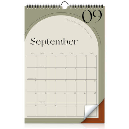 Aesthetic 2025-2026 Wall Calendar - Runs from June 2025 Until December 2026 - The Perfect Wall Hanging Calendar Planner for Easy Organizing