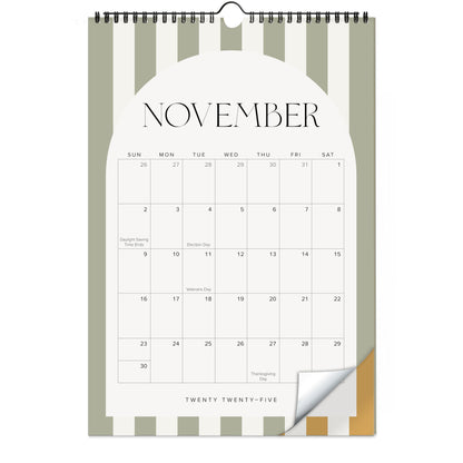 Aesthetic 2025-2026 Wall Calendar - Runs from May 2025 Until December 2026 - The Perfect Modern Calendar Planner for Easy Organizing