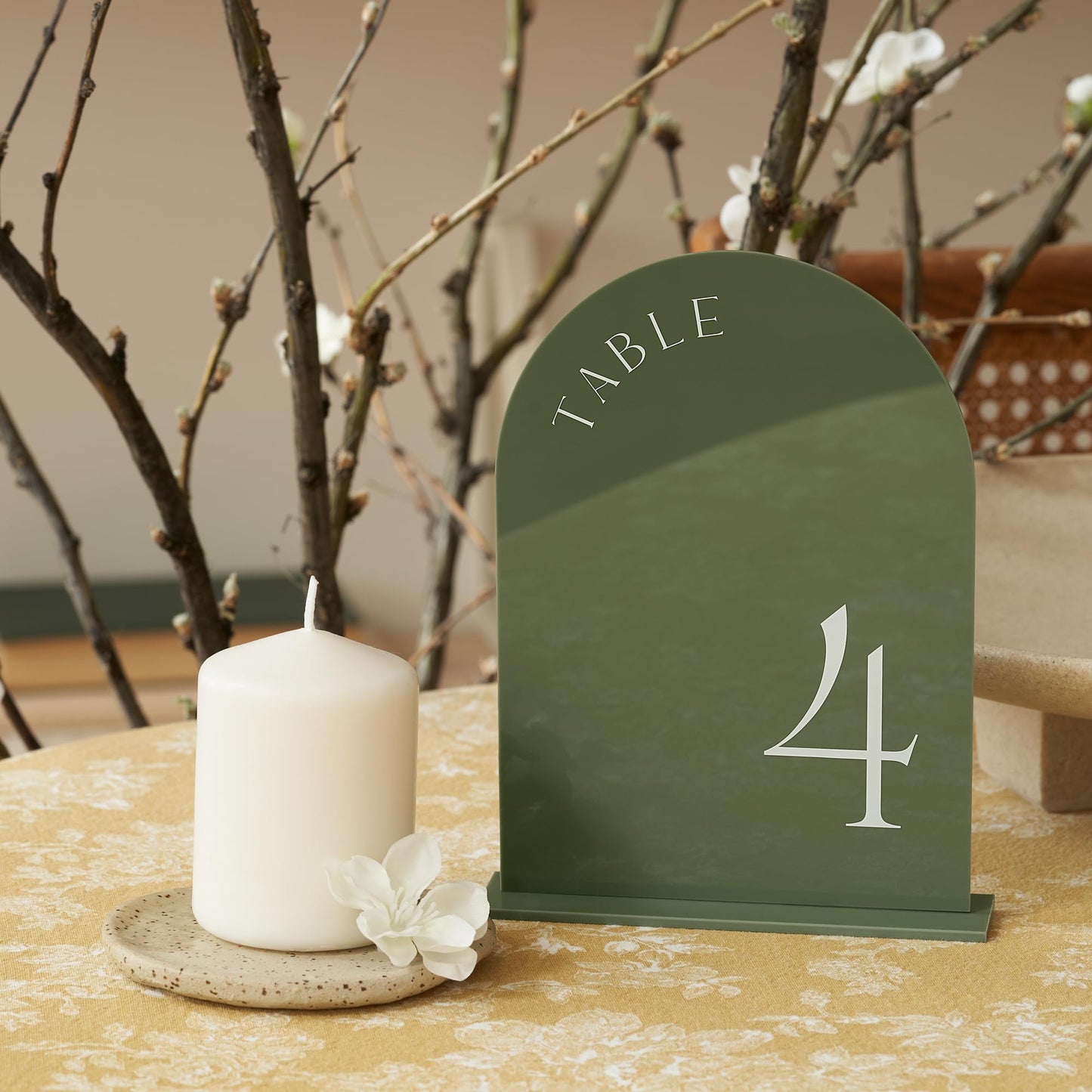 Beautiful Gold Wedding Table Numbers with Stands - Elegant Double Sided 5x7 inch Acrylic Signs Numbered 1-15 - The Perfect Decor for Your Wedding Reception Or Events