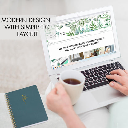 ZICOTO Beautiful Password Book with Alphabetical Tabs - Perfect Pocket Size Password Keeper For Seniors
