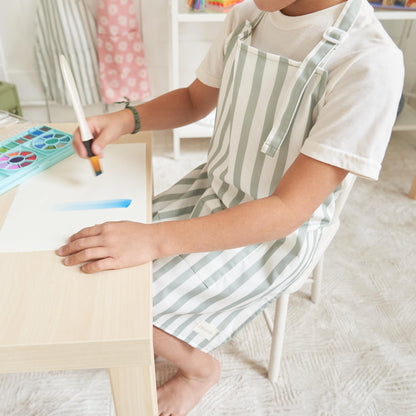 ZICOTO Kids Apron for Girls & Boys - Toddler Apron with Pocket for Cooking, Baking & Crafts - Christmas Gift for Little Chef