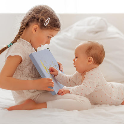 Keepsake Baby Memory Book for Boys and Girls - Timeless First 5 Year Baby Book - Neutral Journal Scrapbook or Photo Album - Record a Milestone for Every Event from Birth to Age 5