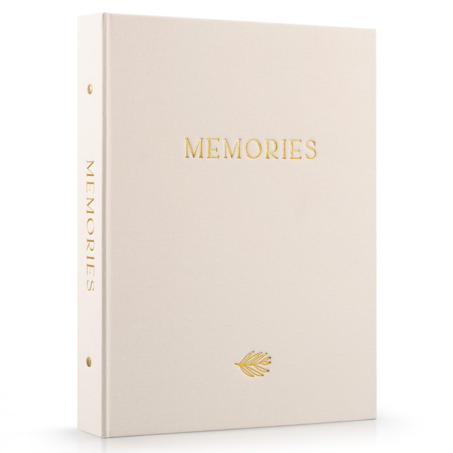 Beautiful Linen Photo Album For 4x6 Photos - Safely Holds Up To 256 Pictures of Unique Memories - The Perfect Large Photo Book To Store All Pictures of Treasured Family, Baby or Wedding Moments