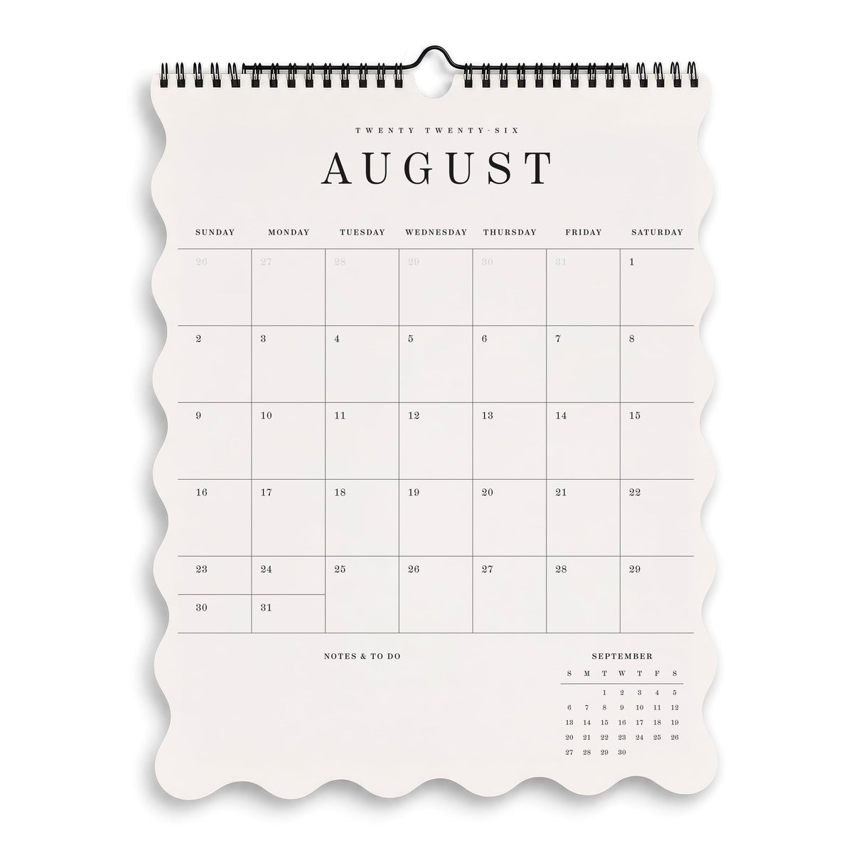 Beautiful 2026-2027 Wall Calendar - Runs August 2026 until December 2027