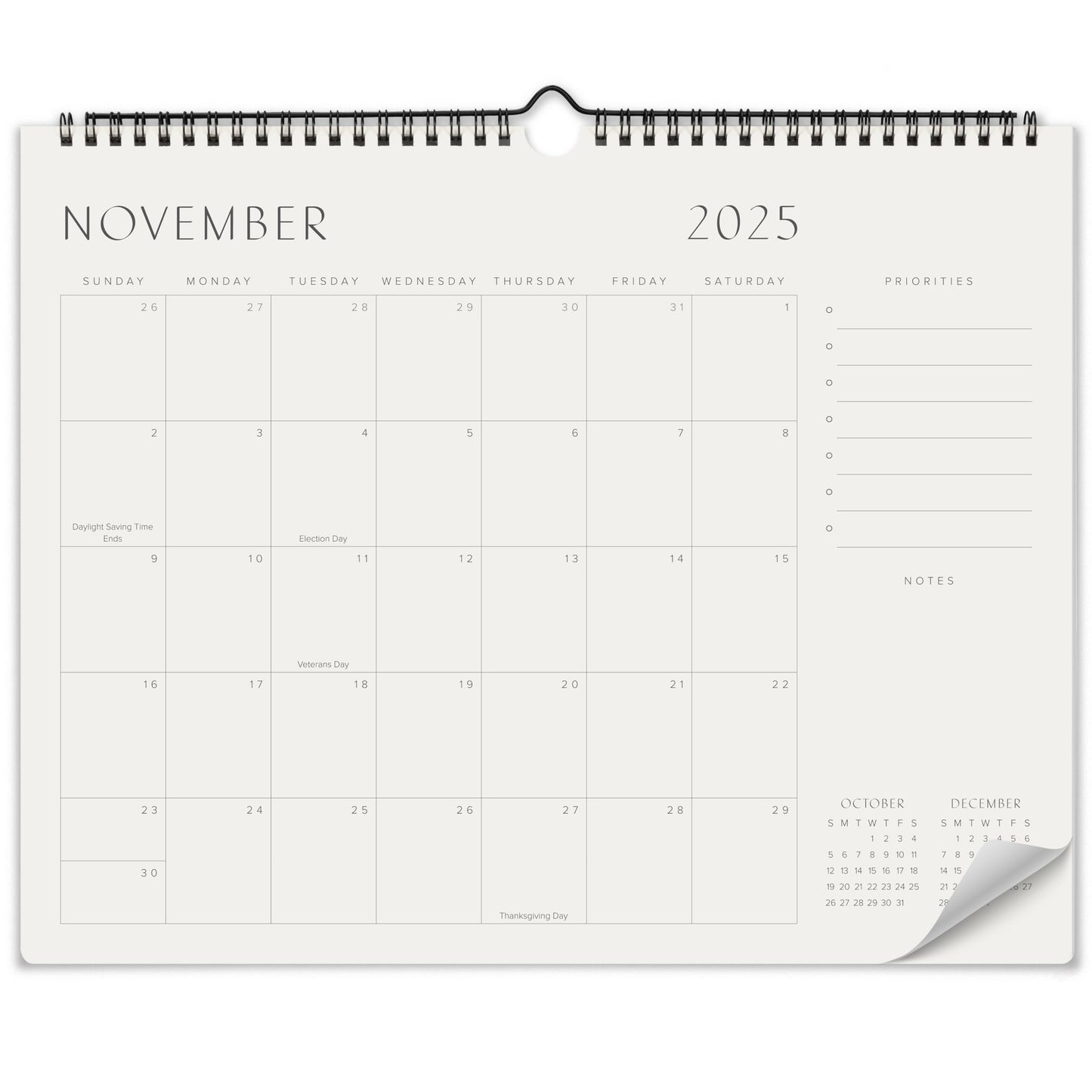 Beautiful 2025-2026 Wall Calendar - Runs from June 2025 until December 2026 - 14.5"x11.5" Office Wall Calendar for Easy Organizing