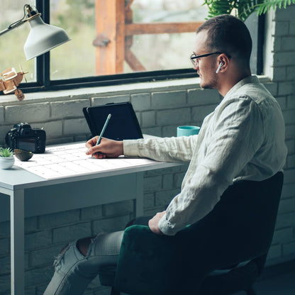 Beautiful Desk Calendar - Runs from January 2022 until July 2023-17"x11" Minimalistic Office Desktop/Wall Calendar for Easy Planning