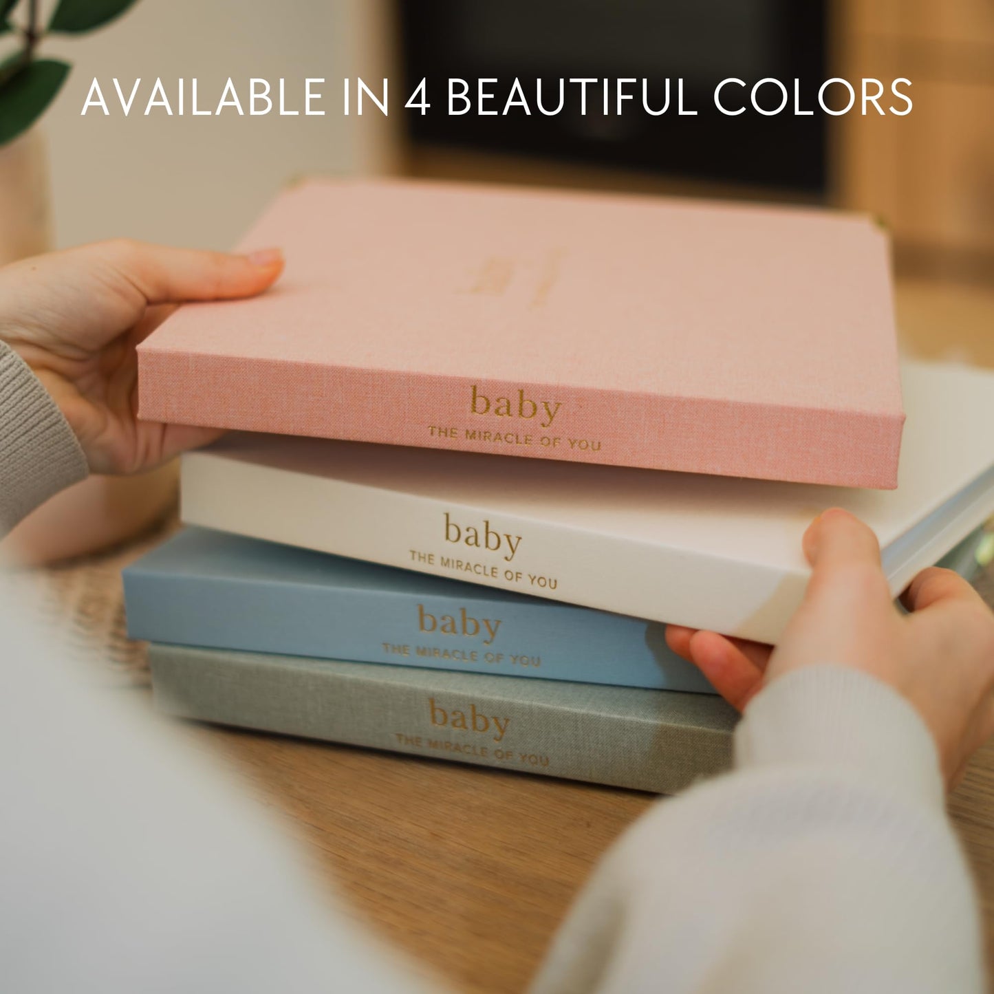 Keepsake Baby Memory Book for Boys and Girls - Timeless First 5 Year Baby Book - Neutral Journal Scrapbook or Photo Album - Record a Milestone for Every Event from Birth to Age 5