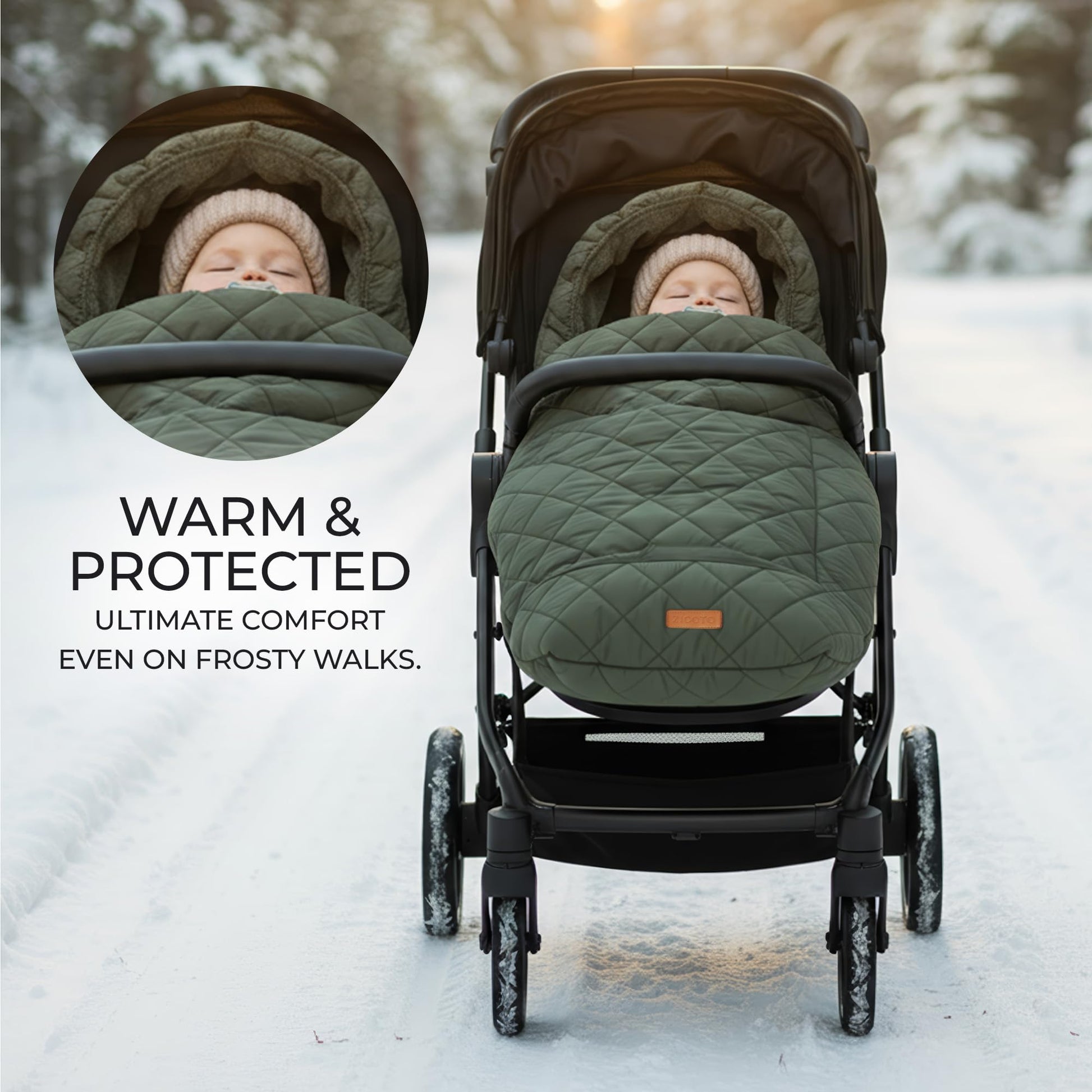 britax stroller winter cover Warm and Cozy Winter Stroller Cover for Baby