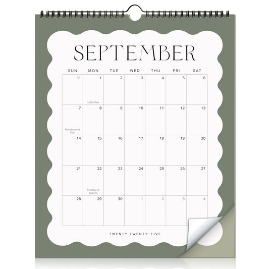 Aesthetic 2025-2026 Wall Calendar - Runs from May 2025 Until December 2026 - The Perfect Modern Calendar Planner for Easy Organizing