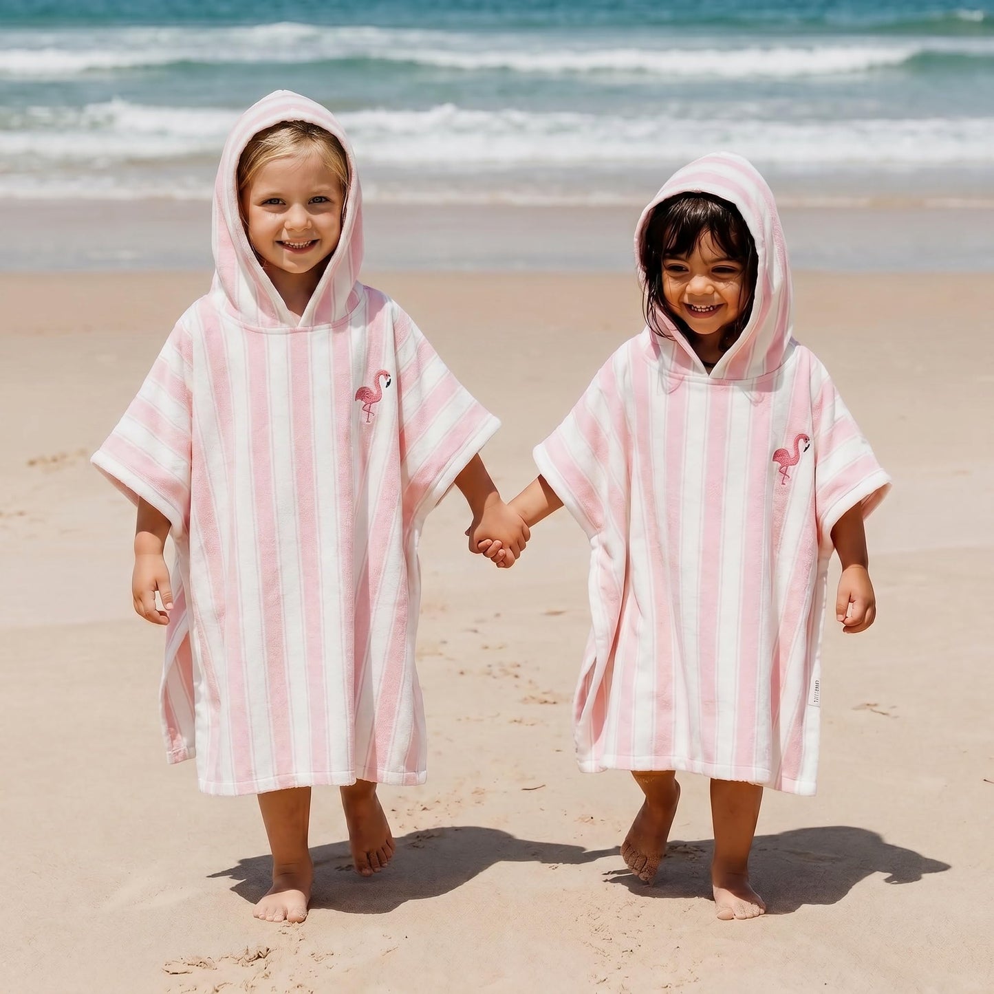 ZICOTO Stylish Hooded Beach Towel for Kids - Extra Soft and Fast Drying Poncho for Toddlers 0-3 Years is Made of Premium Cotton - Perfect Baby Cover Up for Beach Days or Pool and Bath Time Adventures