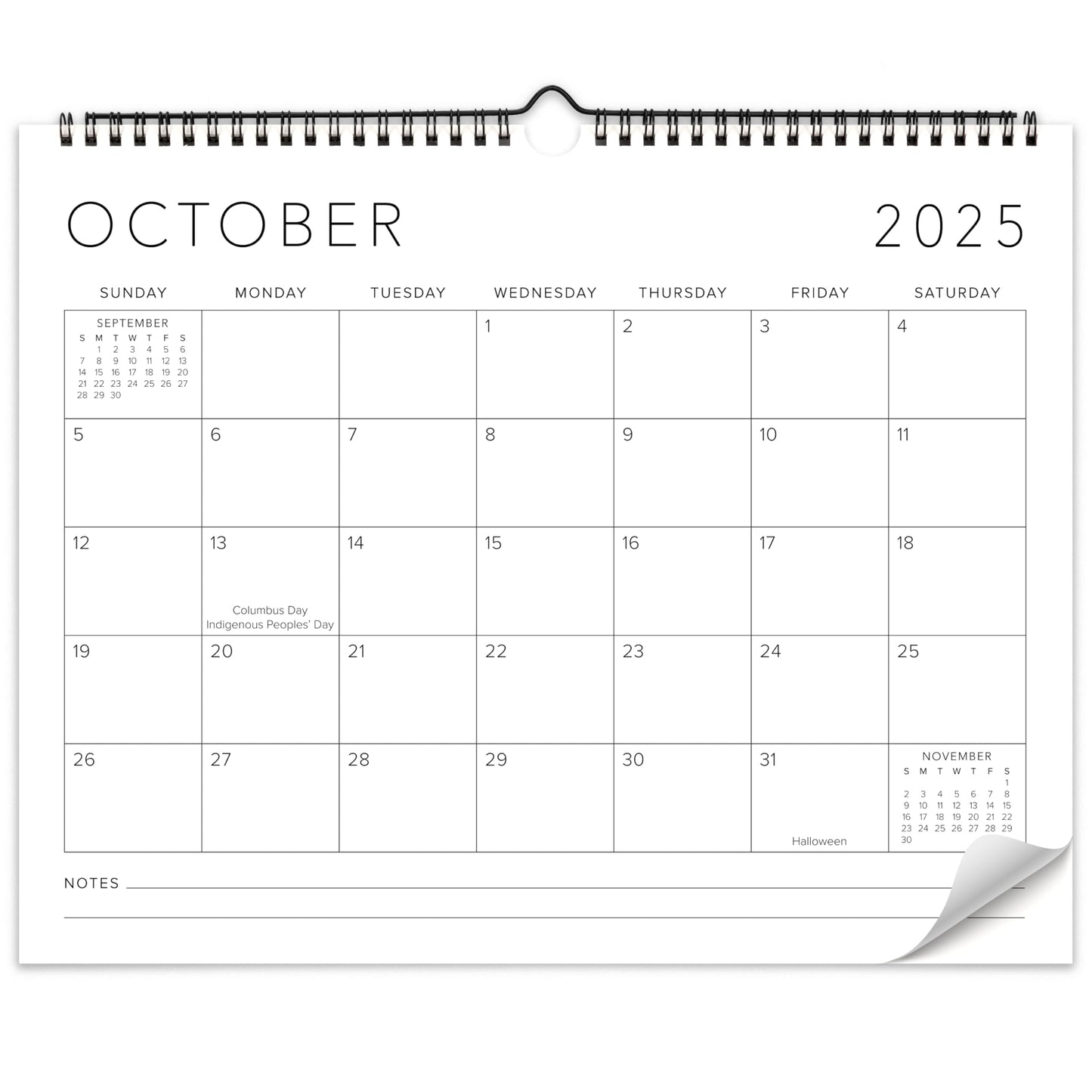 Beautiful 2025-2026 Wall Calendar - Runs from July 2025 until December 2026 - Large 14.5" x 11.5" Office Wall Calendar for Easy Organizing