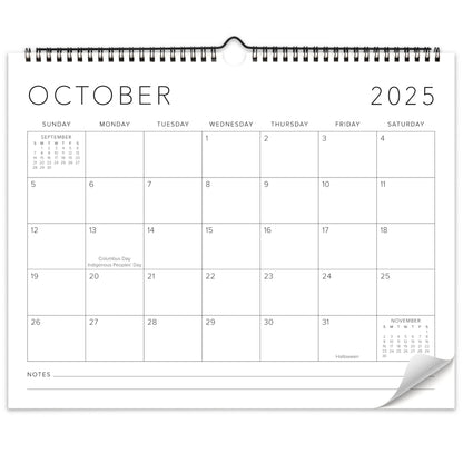 Beautiful 2025-2026 Wall Calendar - Runs from July 2025 until December 2026 - Large 14.5" x 11.5" Office Wall Calendar for Easy Organizing