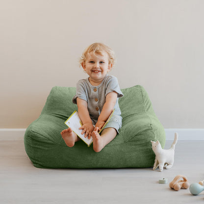 ZICOTO Soft Memory Foam Bean Bag Chair for Toddlers - Trendy Kids Chair and Lounger for Nursery, Playroom, or Living Room